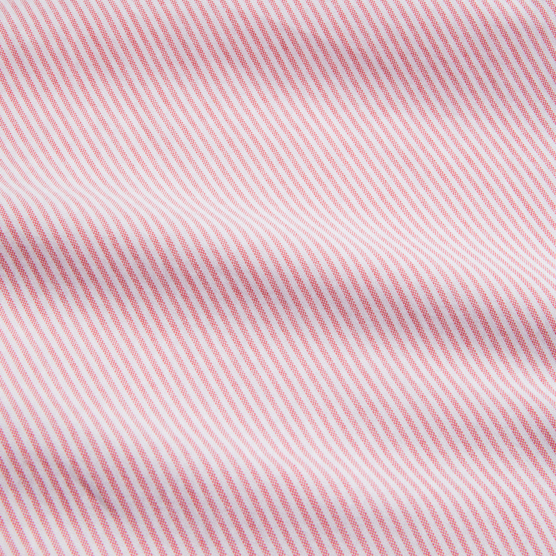 Finamore Gaeta Shirt Pinpoint Oxford Lucio Collar Pink Stripe