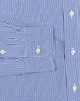 Gitman Vintage x Frans Boone Japanese woven vichy medium Blue