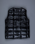 And Wander Diamond Stitch down vest black