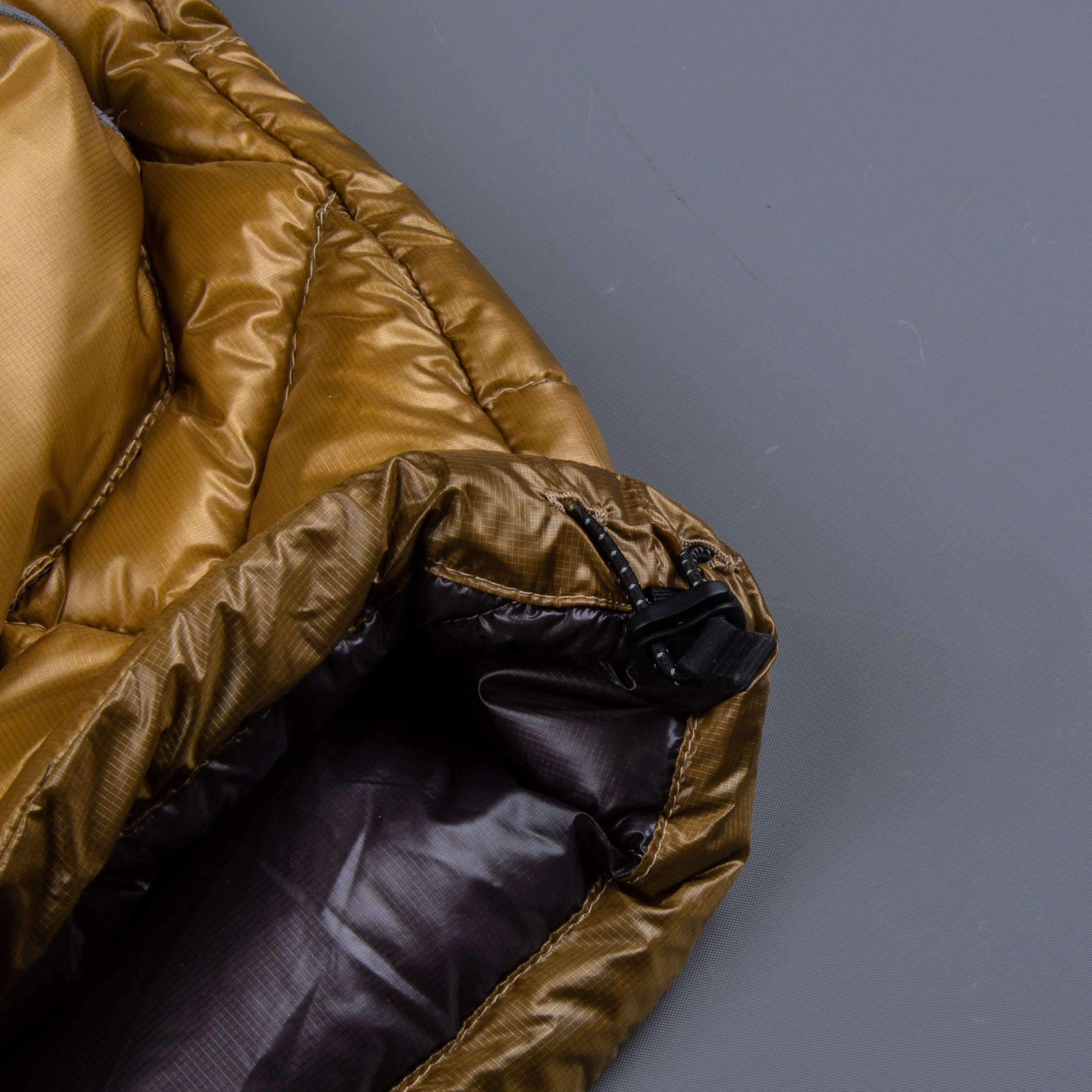 And Wander Diamond Stitch down vest camel