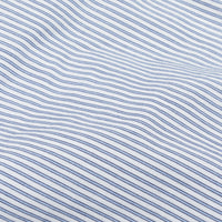 Gitman Vintage x Frans Boone Japanese woven Stripe two tone blue
