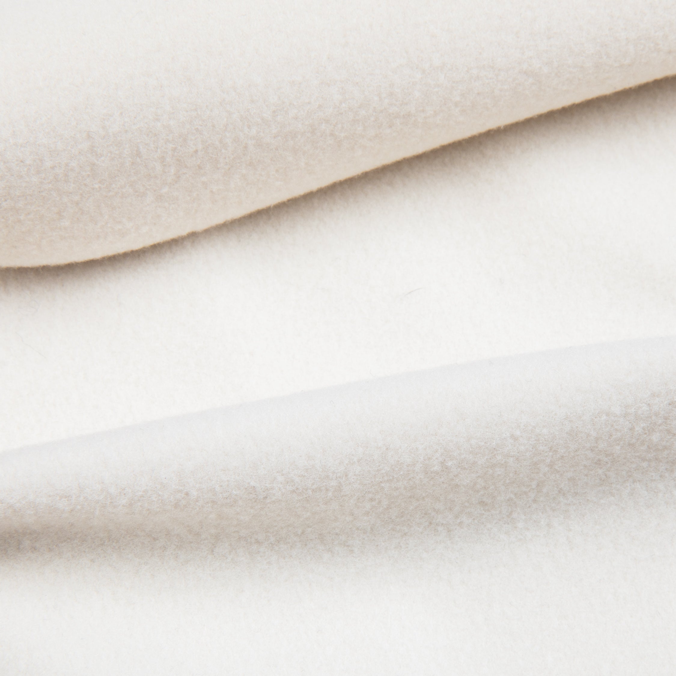 And Wander light fleece pullover off white