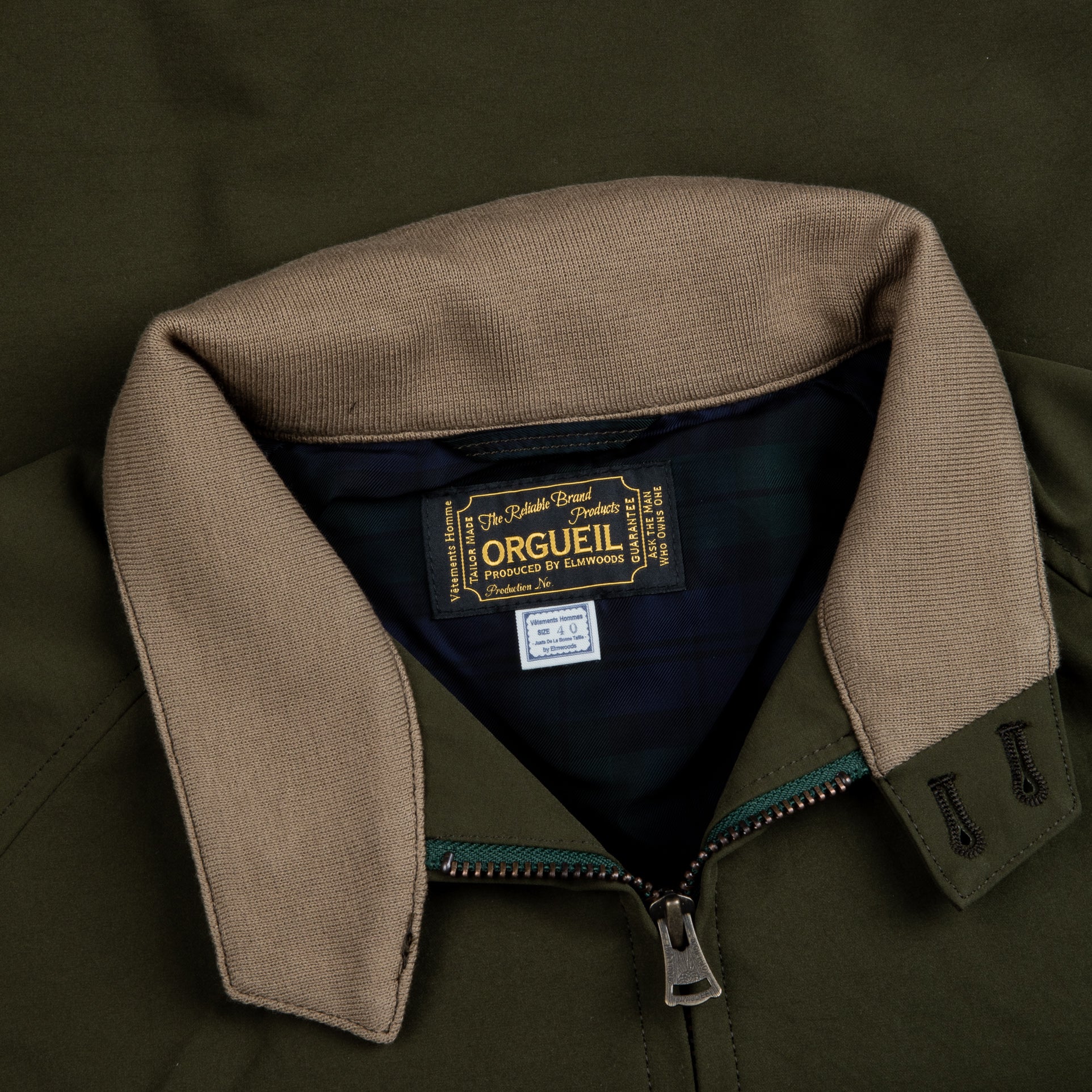 Orgueil 4162C Harrington Jacket Olive