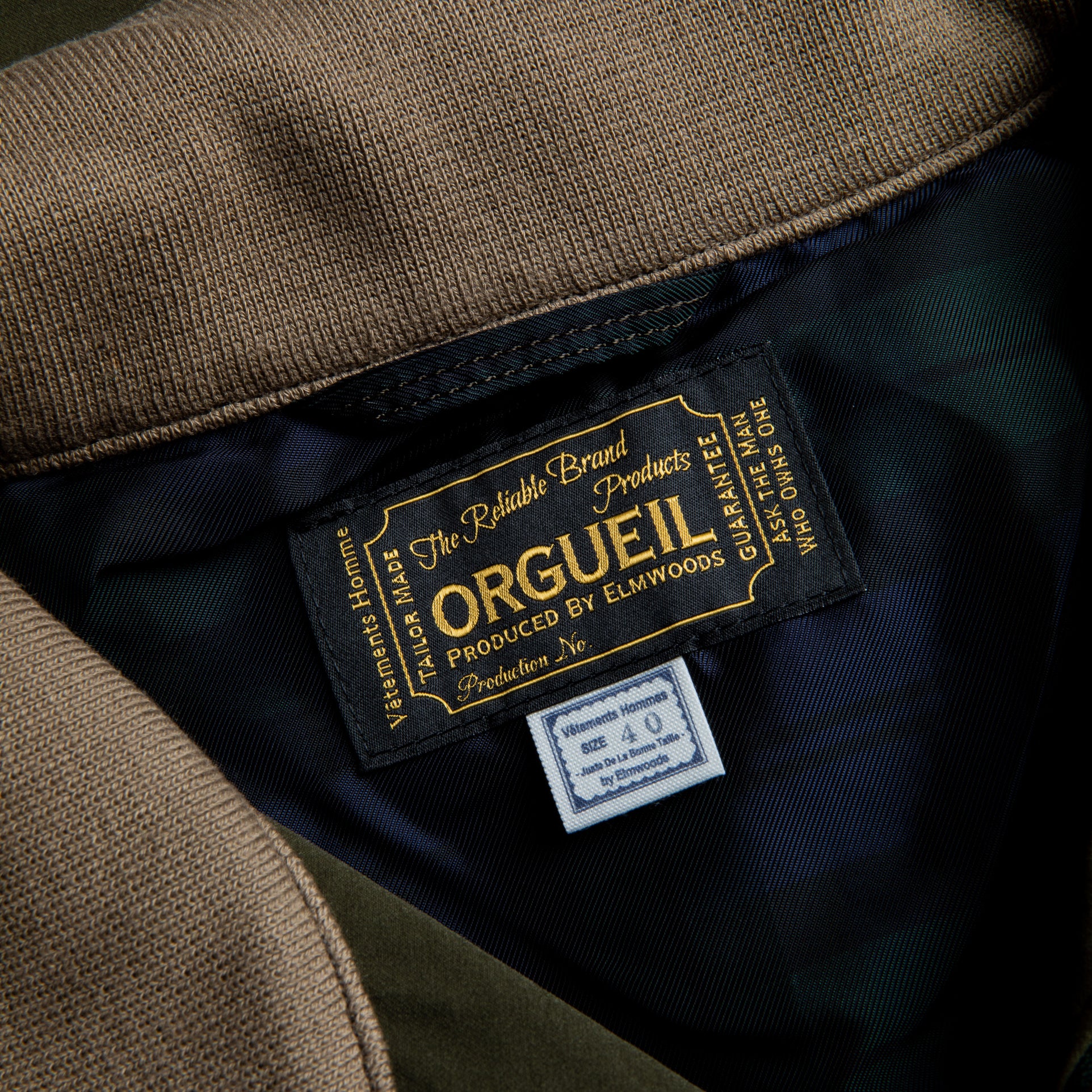 Orgueil 4162C Harrington Jacket Olive