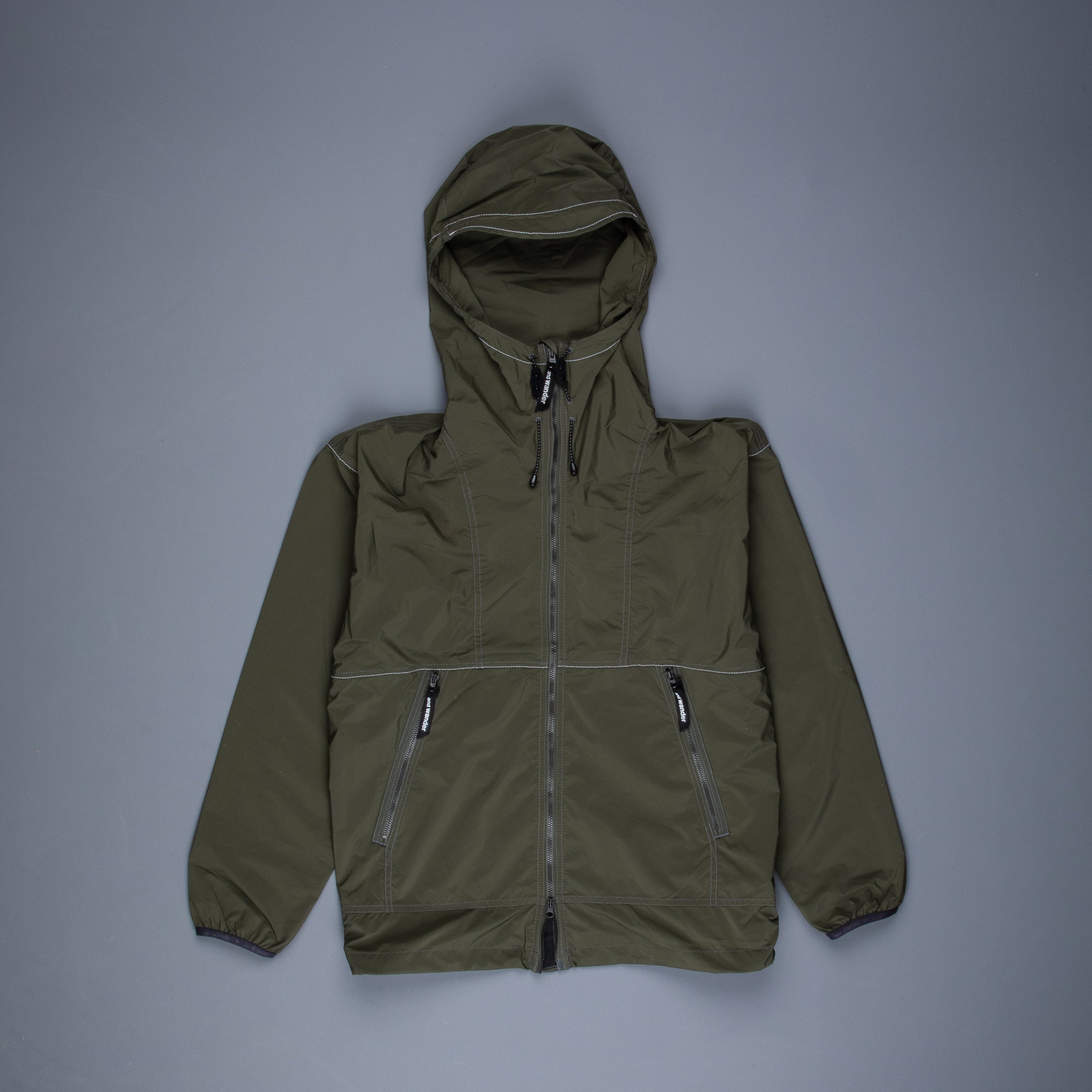 And Wander Pertex wind jacket khaki – Frans Boone Store