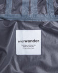 And Wander 3L UL Rain Jacket Black