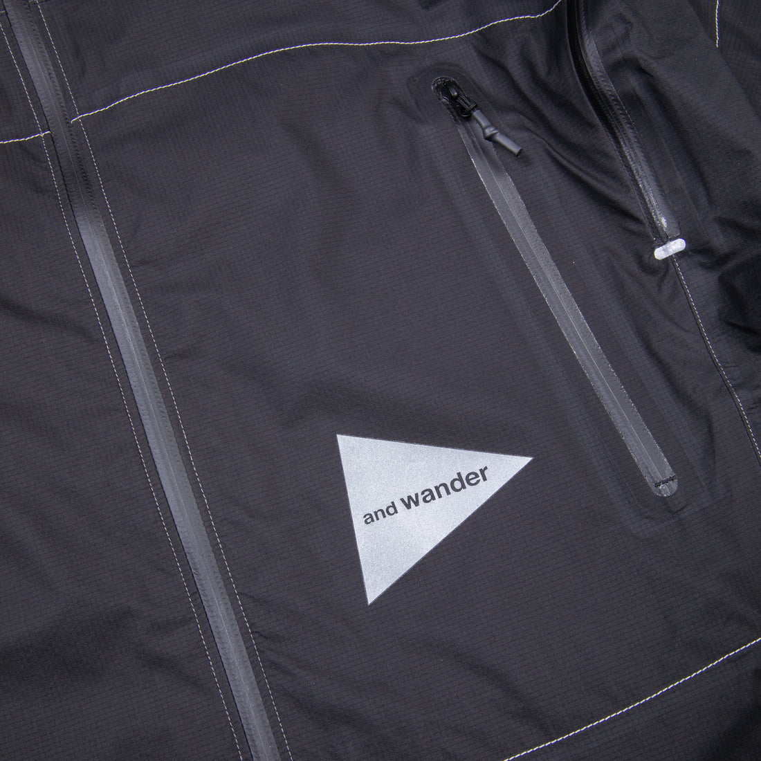 And Wander 3L UL Rain Jacket Black