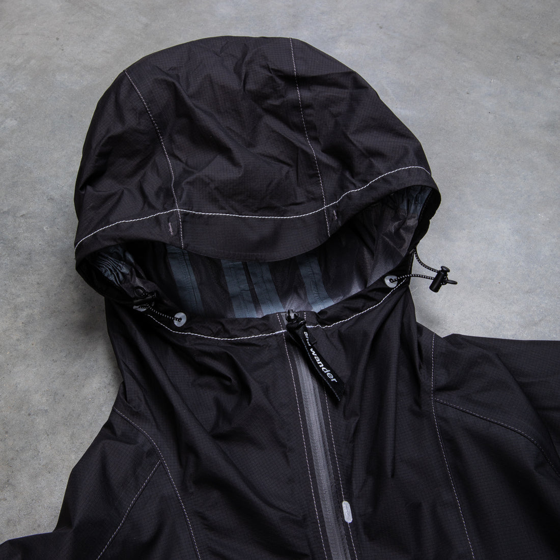 And Wander 3L UL Rain Jacket Black