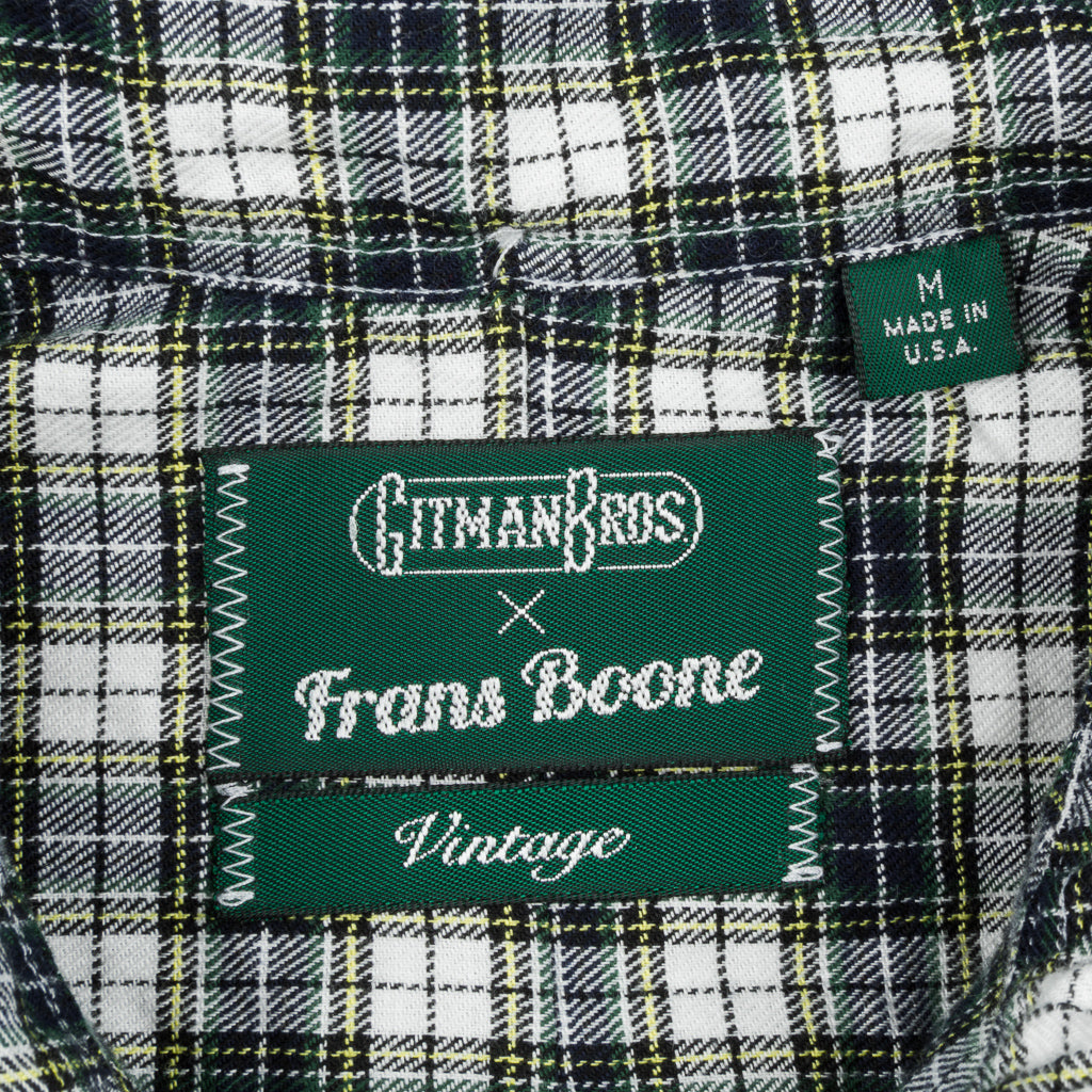 Gitman Vintage x Frans Boone Japanese woven Flannel check - Joe