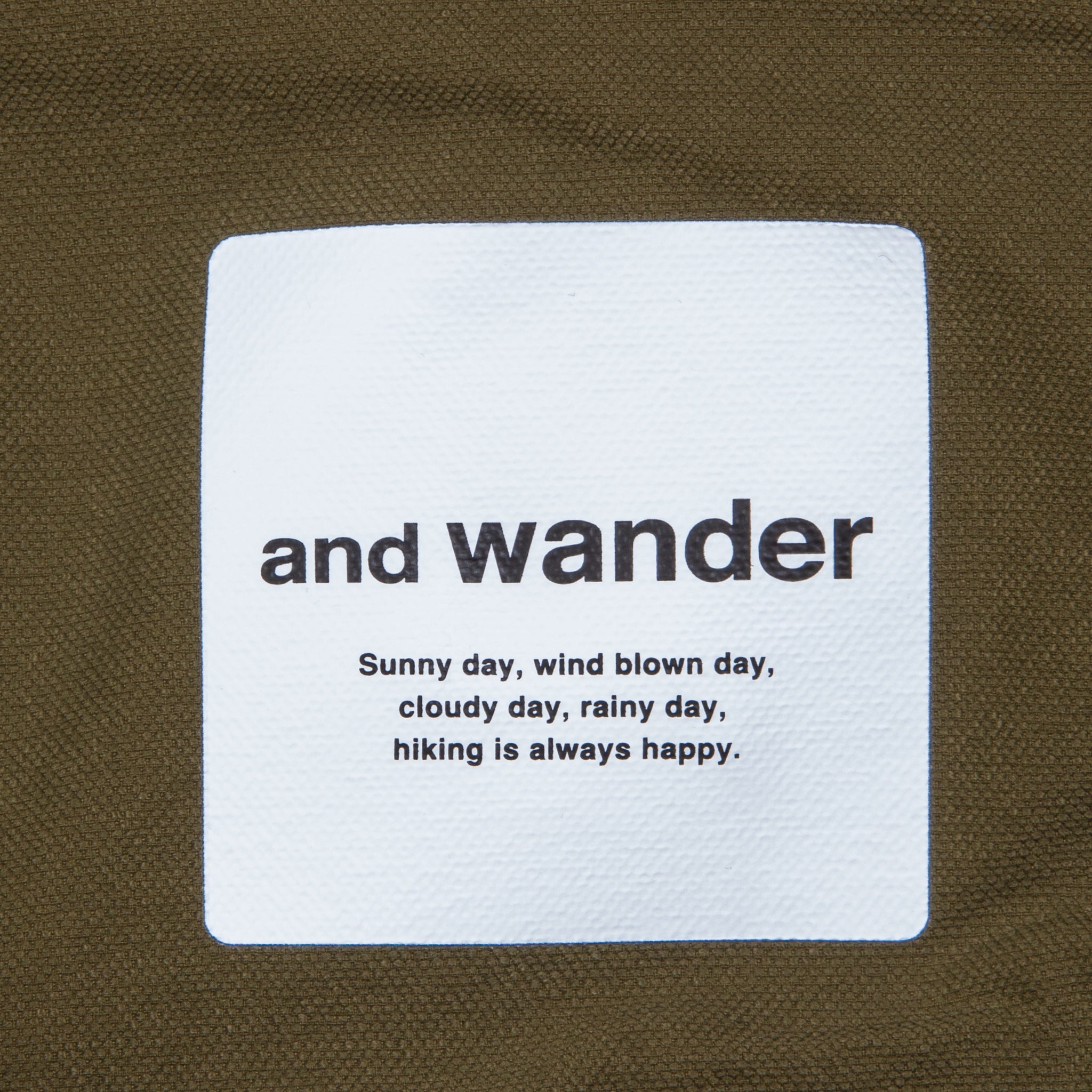 And Wander Schoeller 3XDRY Stretch Jacket Khaki