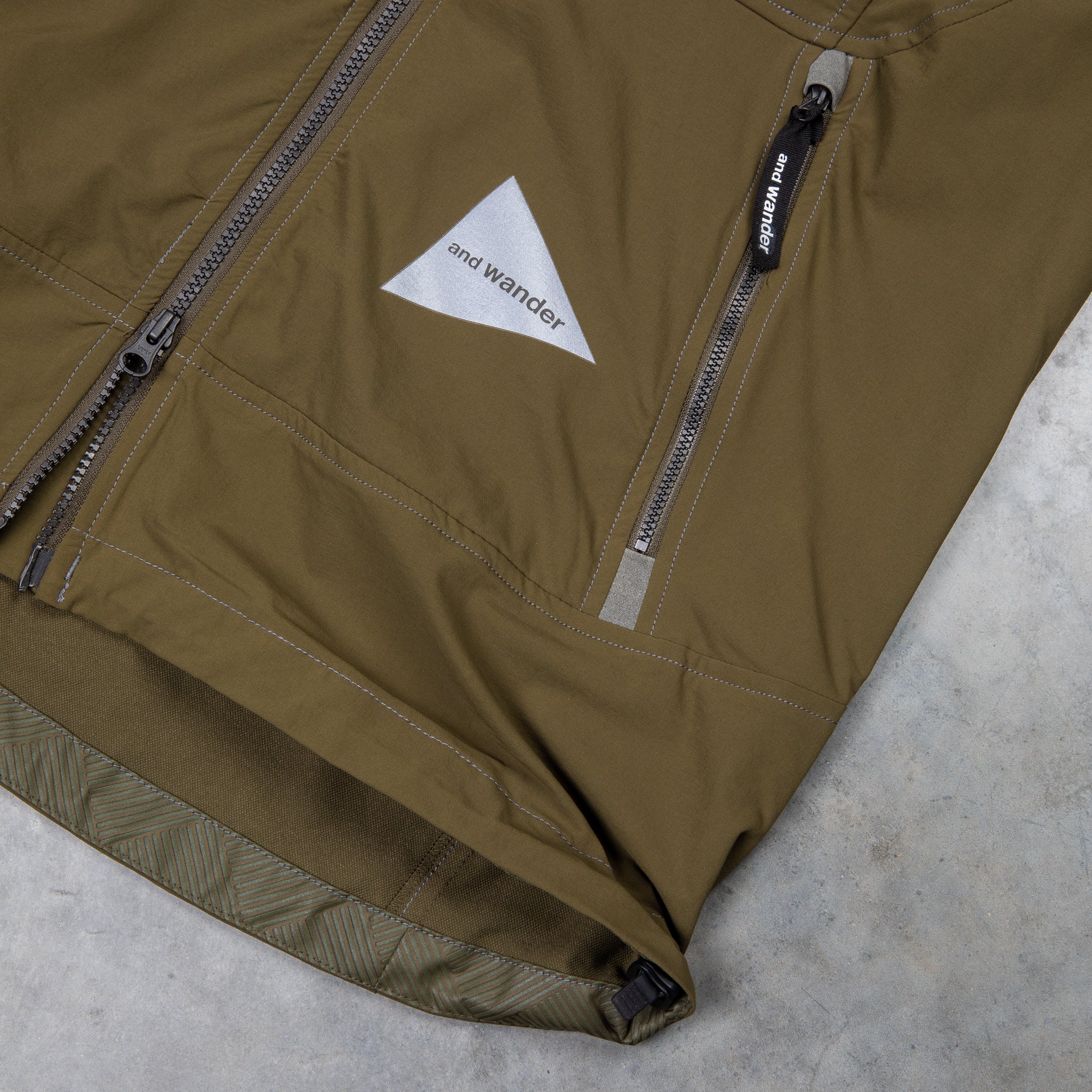 And Wander Schoeller 3XDRY Stretch Jacket Khaki