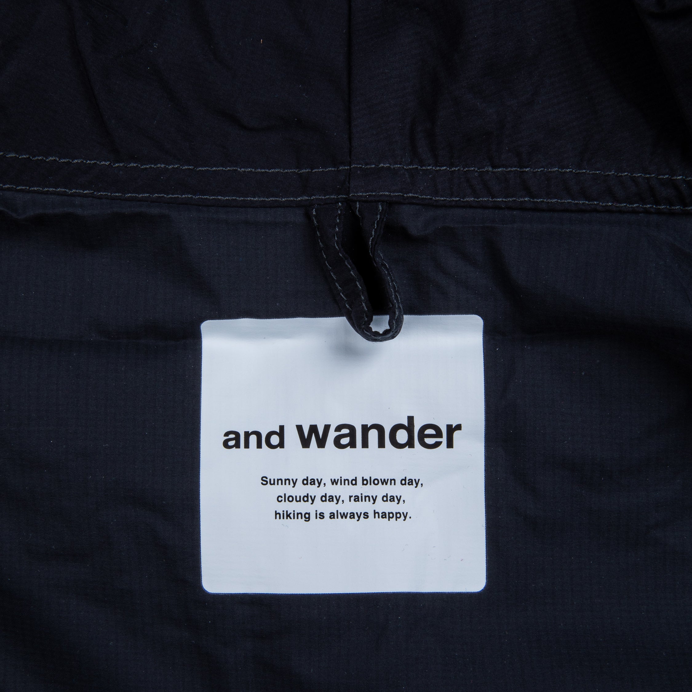 And Wander Pertex wind jacket black