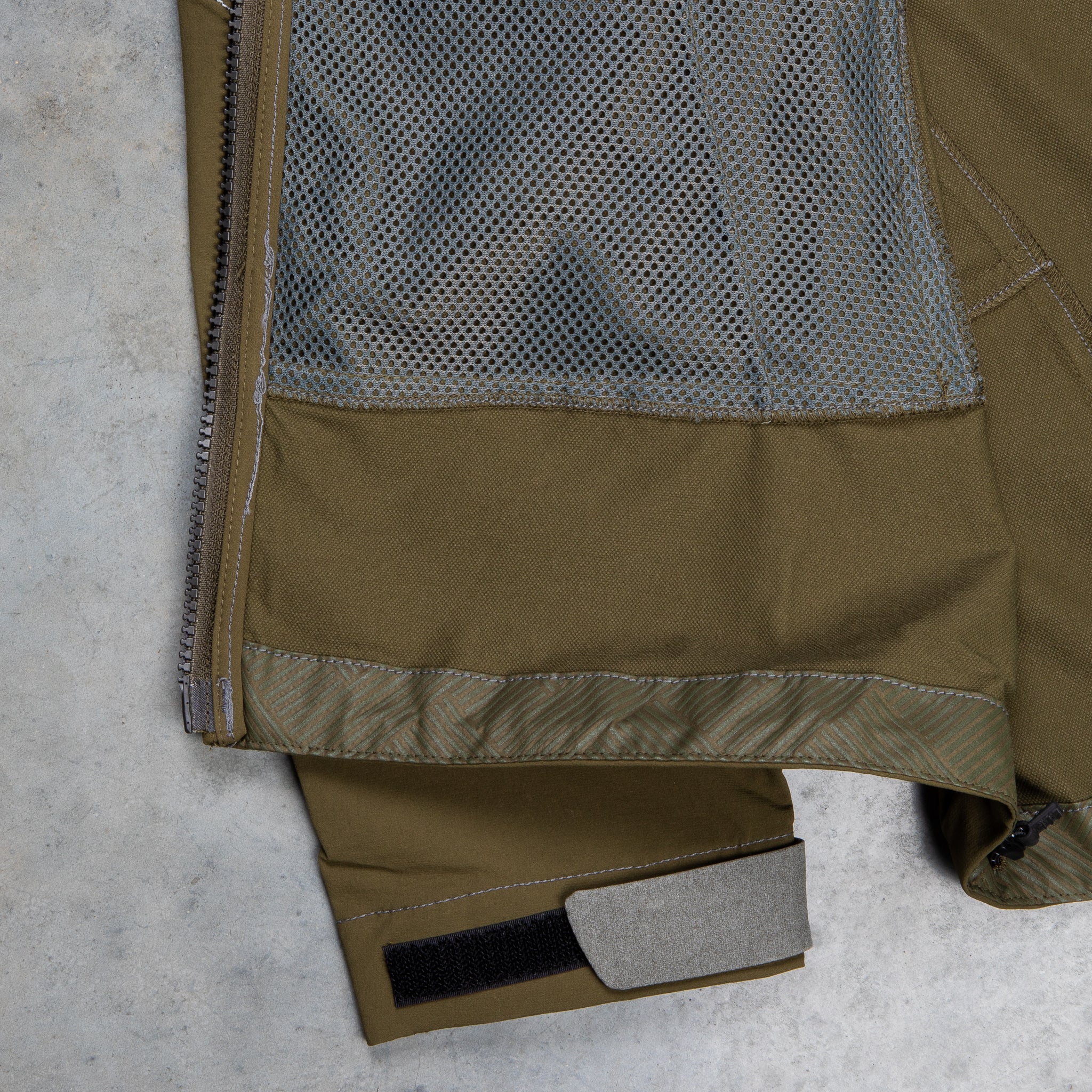 And Wander Schoeller 3XDRY Stretch Jacket Khaki