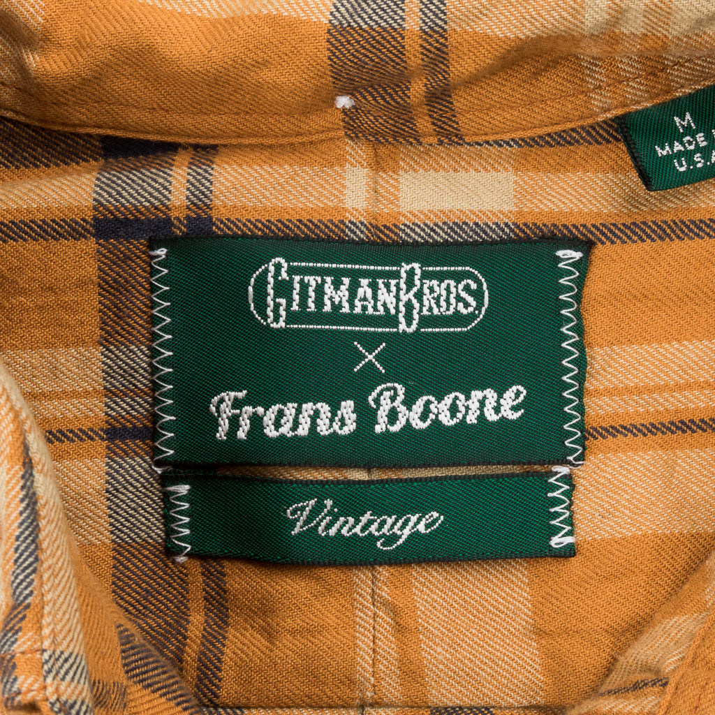 Gitman Vintage x Frans Boone Japanese woven Flannel check - William