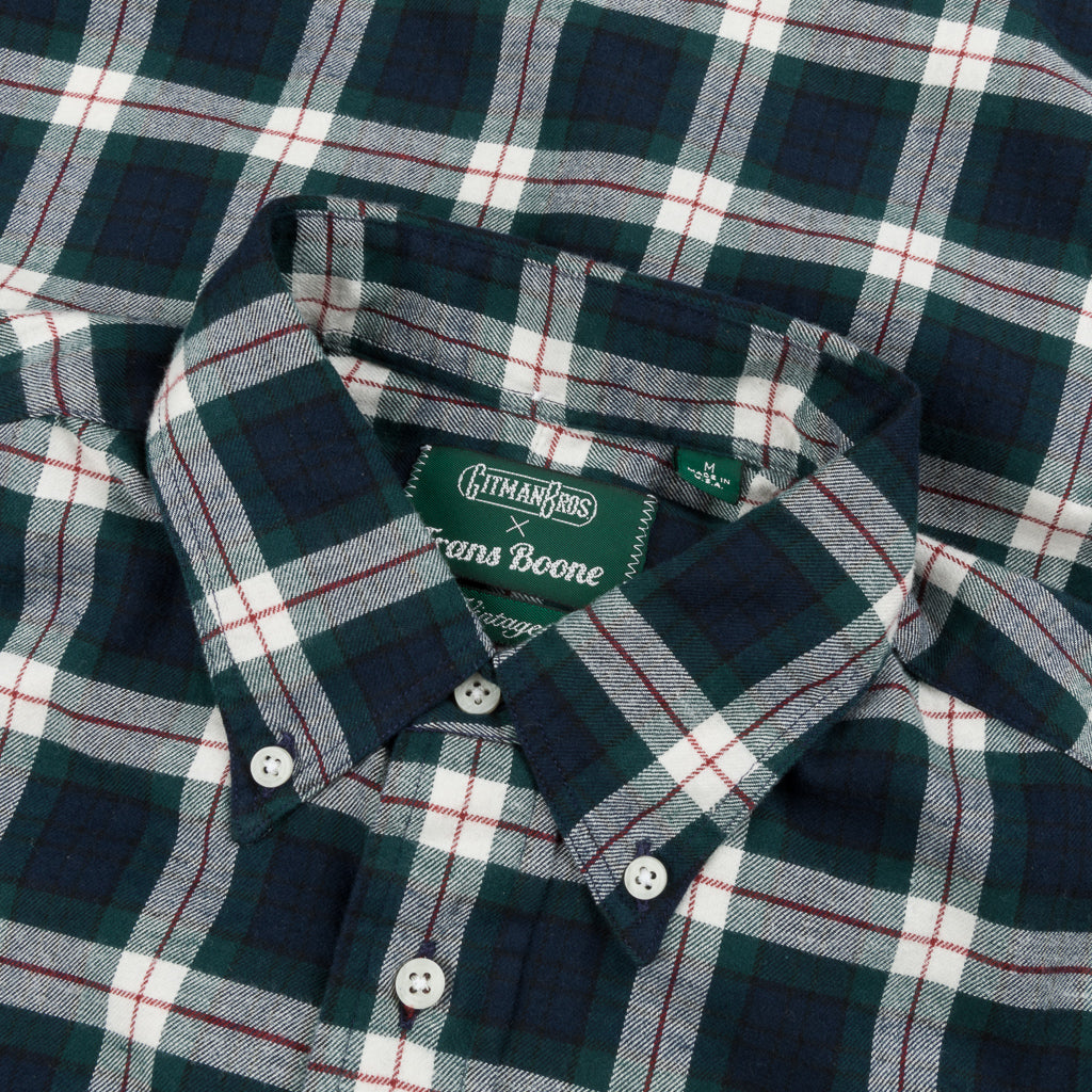 Gitman Vintage x Frans Boone Japanese woven Flannel check - James