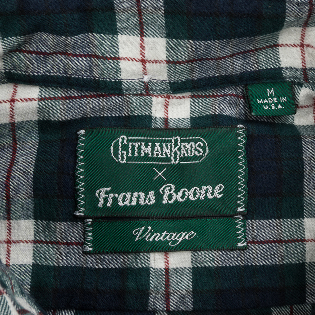 Gitman Vintage x Frans Boone Japanese woven Flannel check - James
