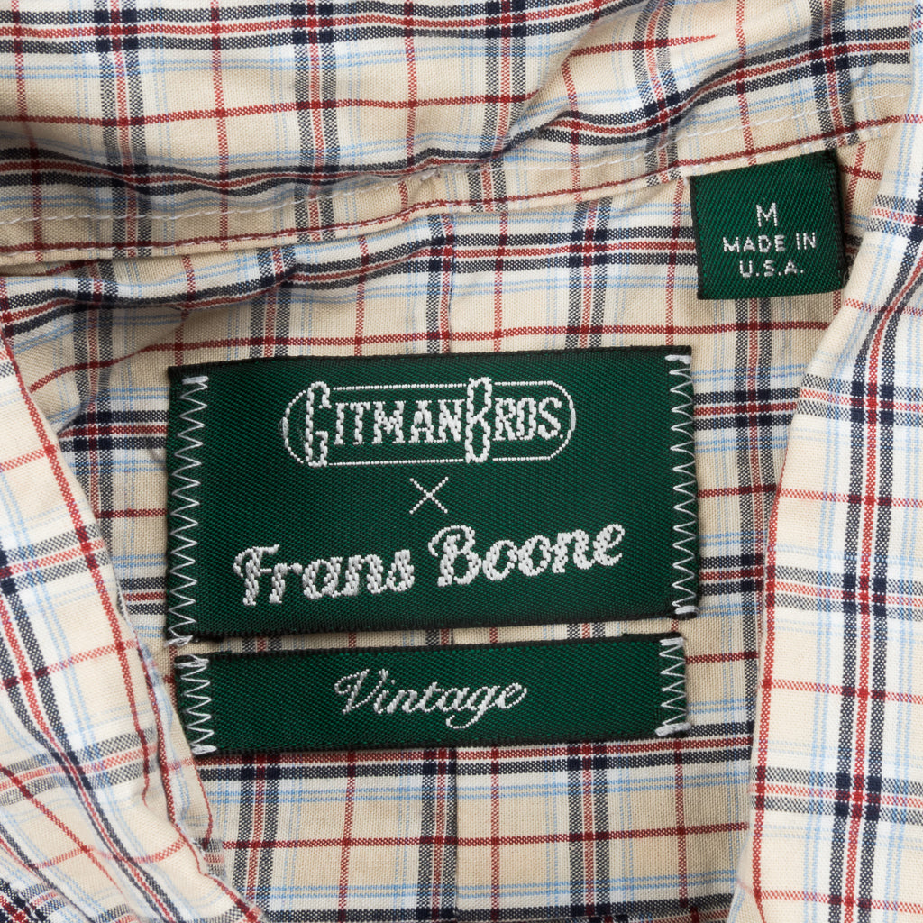 Gitman Vintage x Frans Boone Japanese woven check - Benjamin