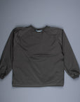 And Wander covered rip warm pullover charcoal