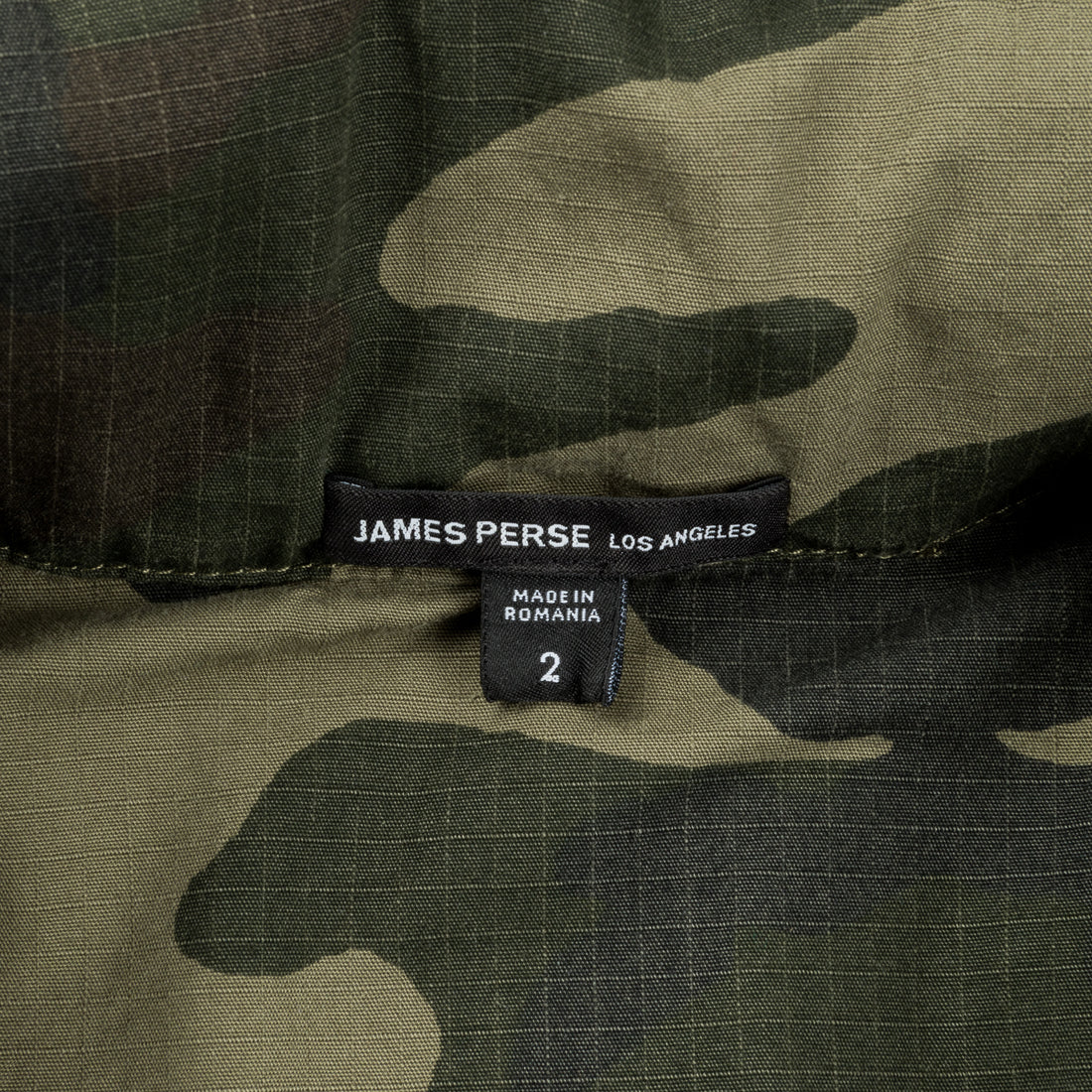 James Perse Militairy Ripstop Field Jacket Olive