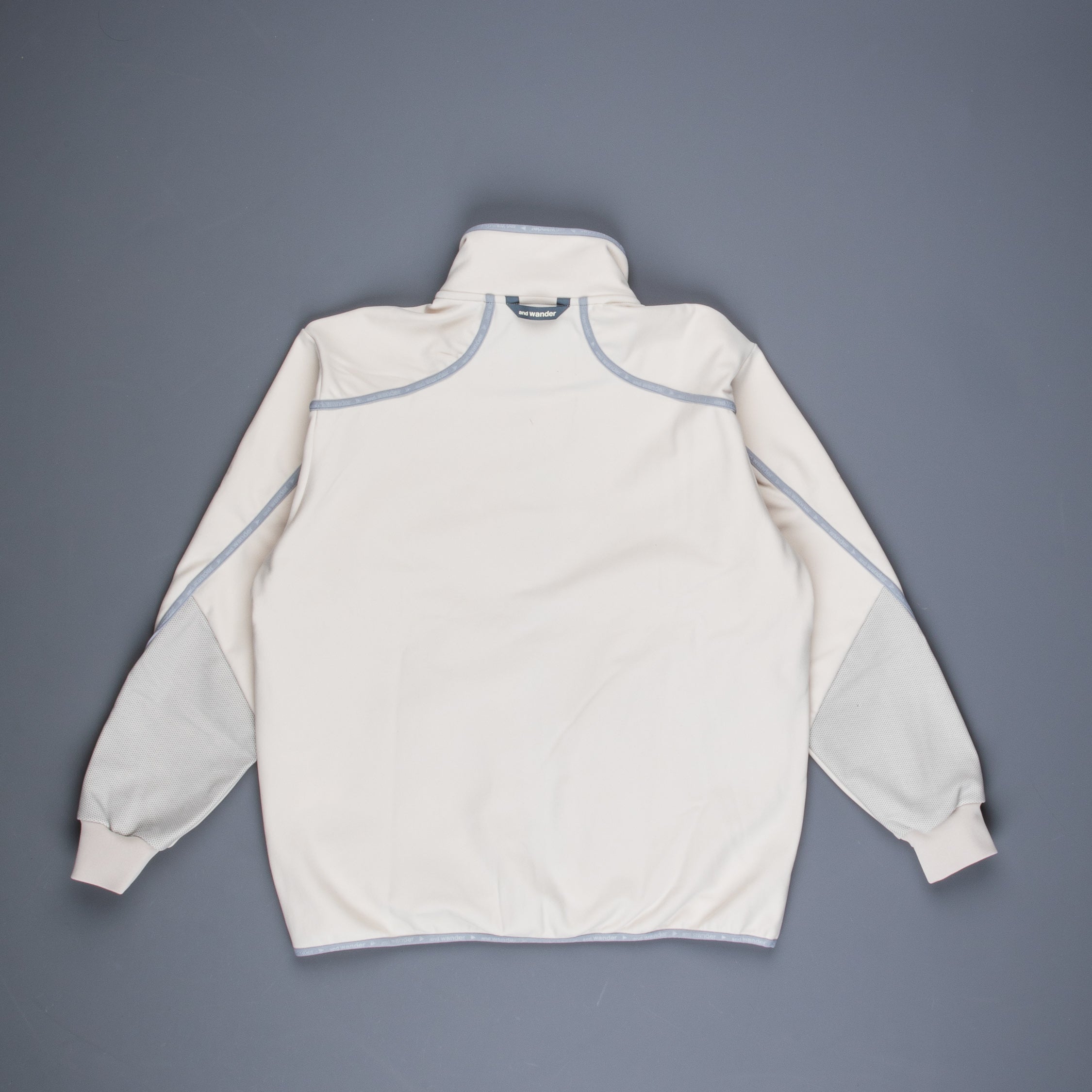 And Wander light fleece jacket off white