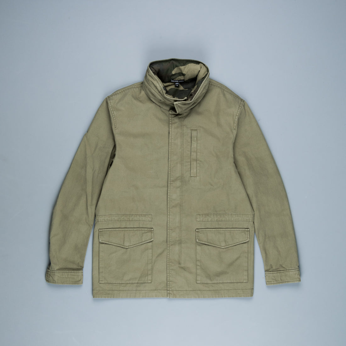 James Perse Militairy Ripstop Field Jacket Olive