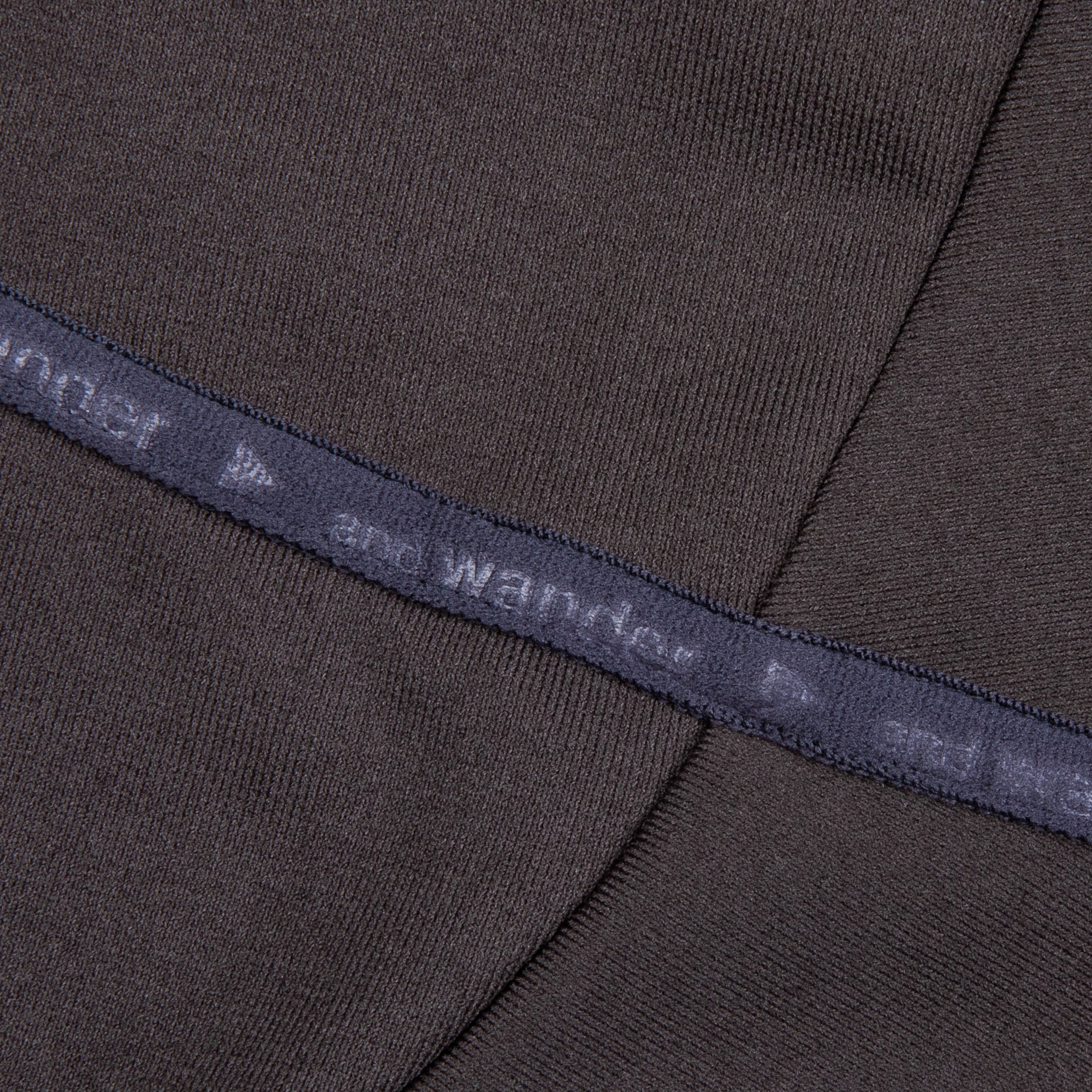 And Wander light fleece jacket charcoal