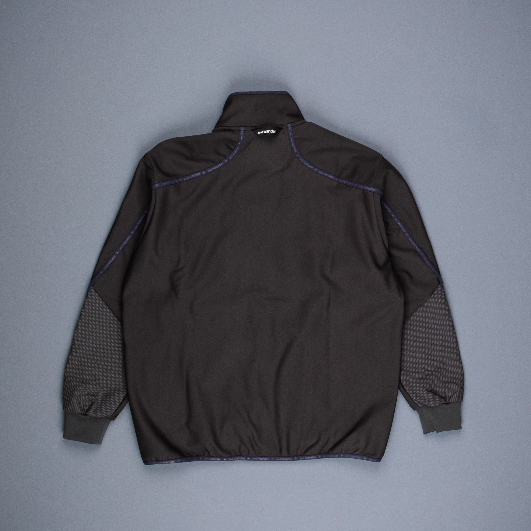 And Wander light fleece jacket charcoal