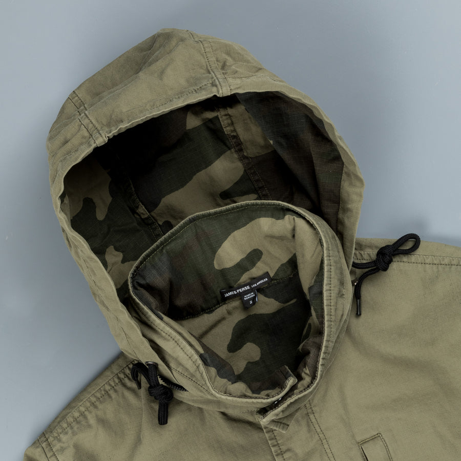 James Perse Militairy Ripstop Field Jacket Olive