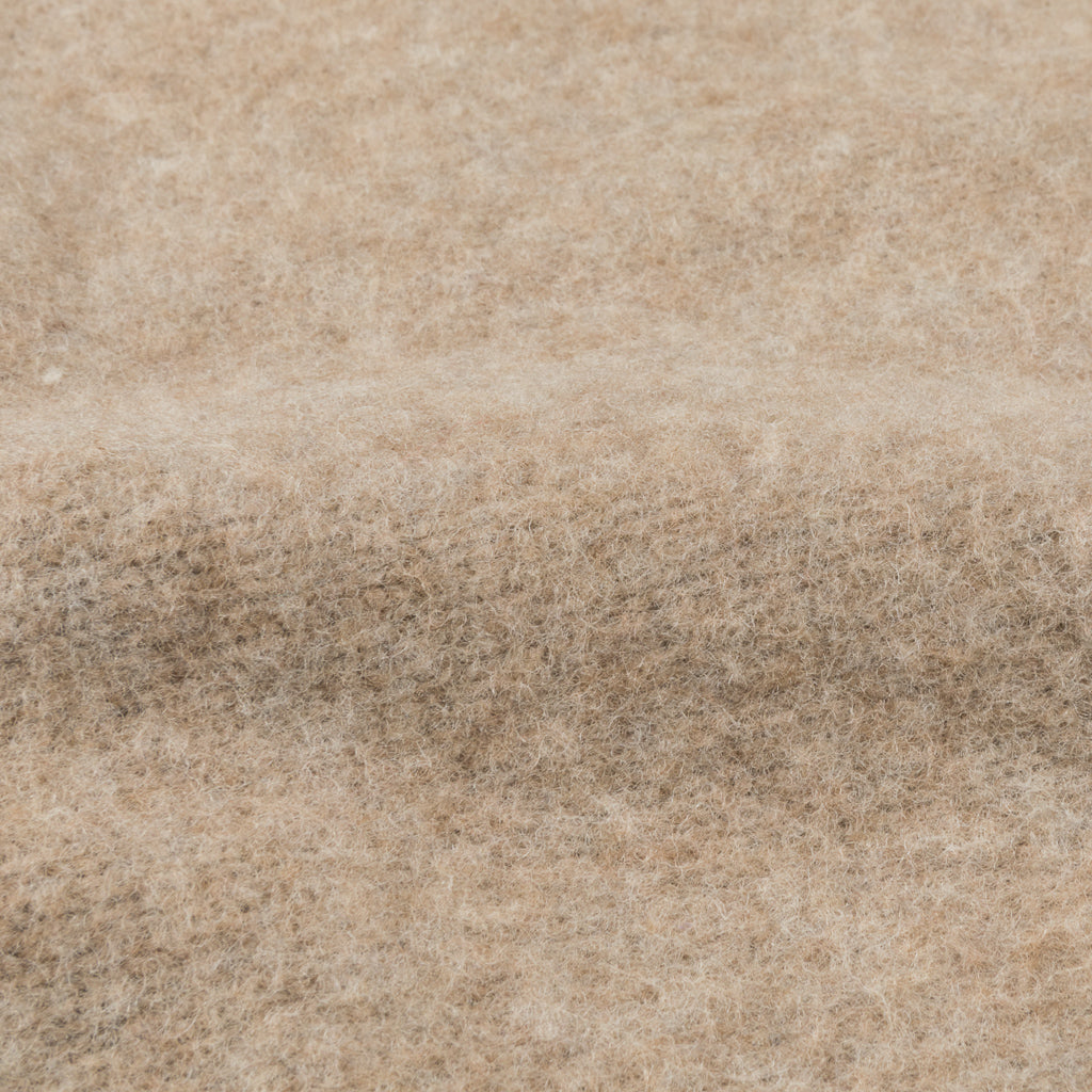Drumohr Full Zip Garzato Wool Sweater Mastice