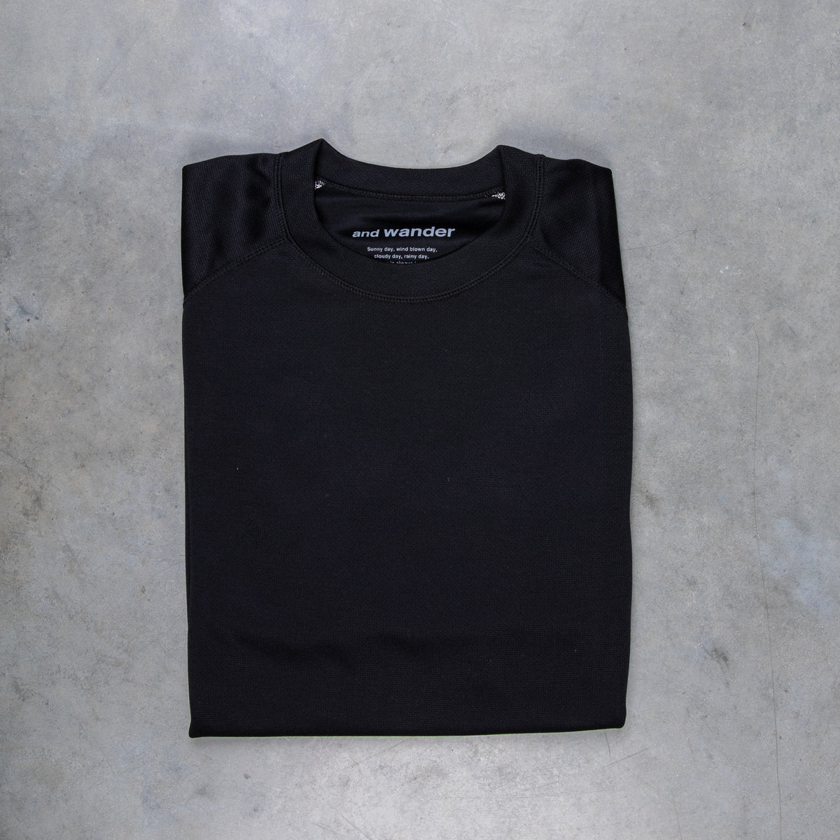 And Wander Power Dry Jersey Raglan LS T Black – Frans Boone Store