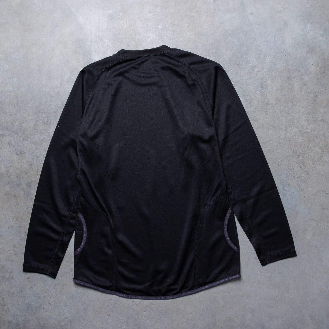 And Wander Power Dry Jersey Raglan LS T Black