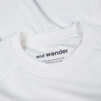 And Wander Power Dry Jersey Raglan LS T Off-White