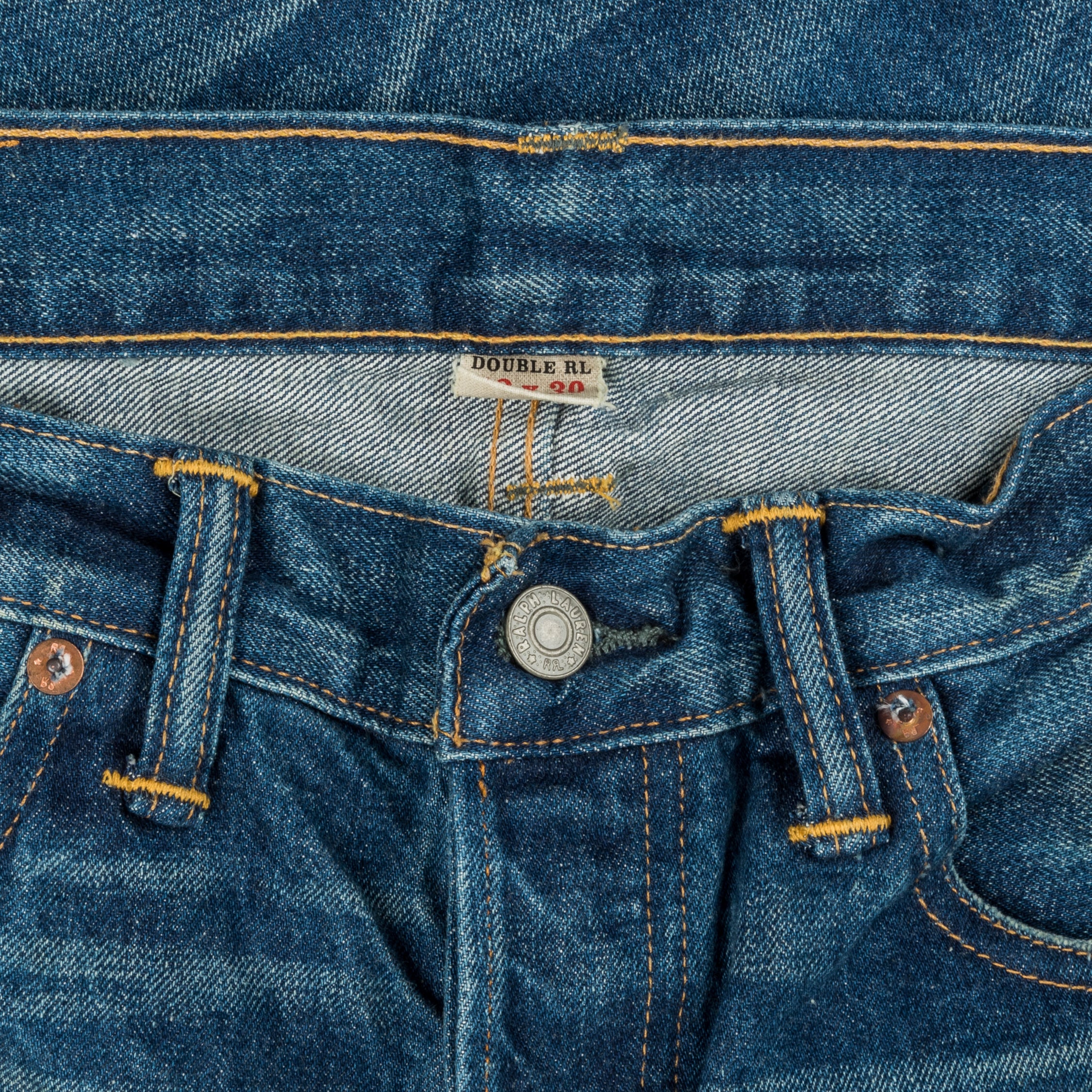 RRL Slim Narrow Grand Falls wash