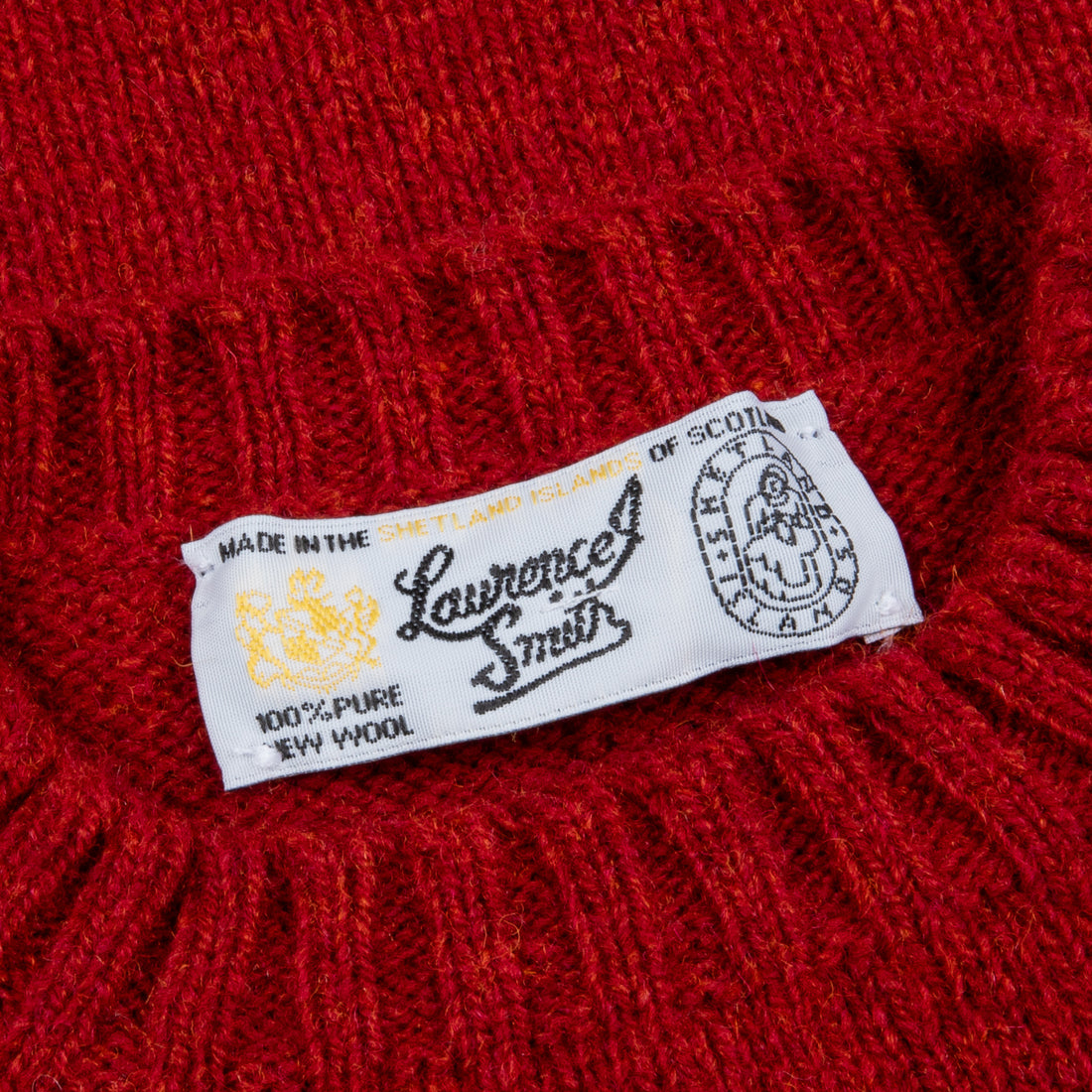 Laurence J. Smith Super soft Seamless Crew Neck Pullover Blaze