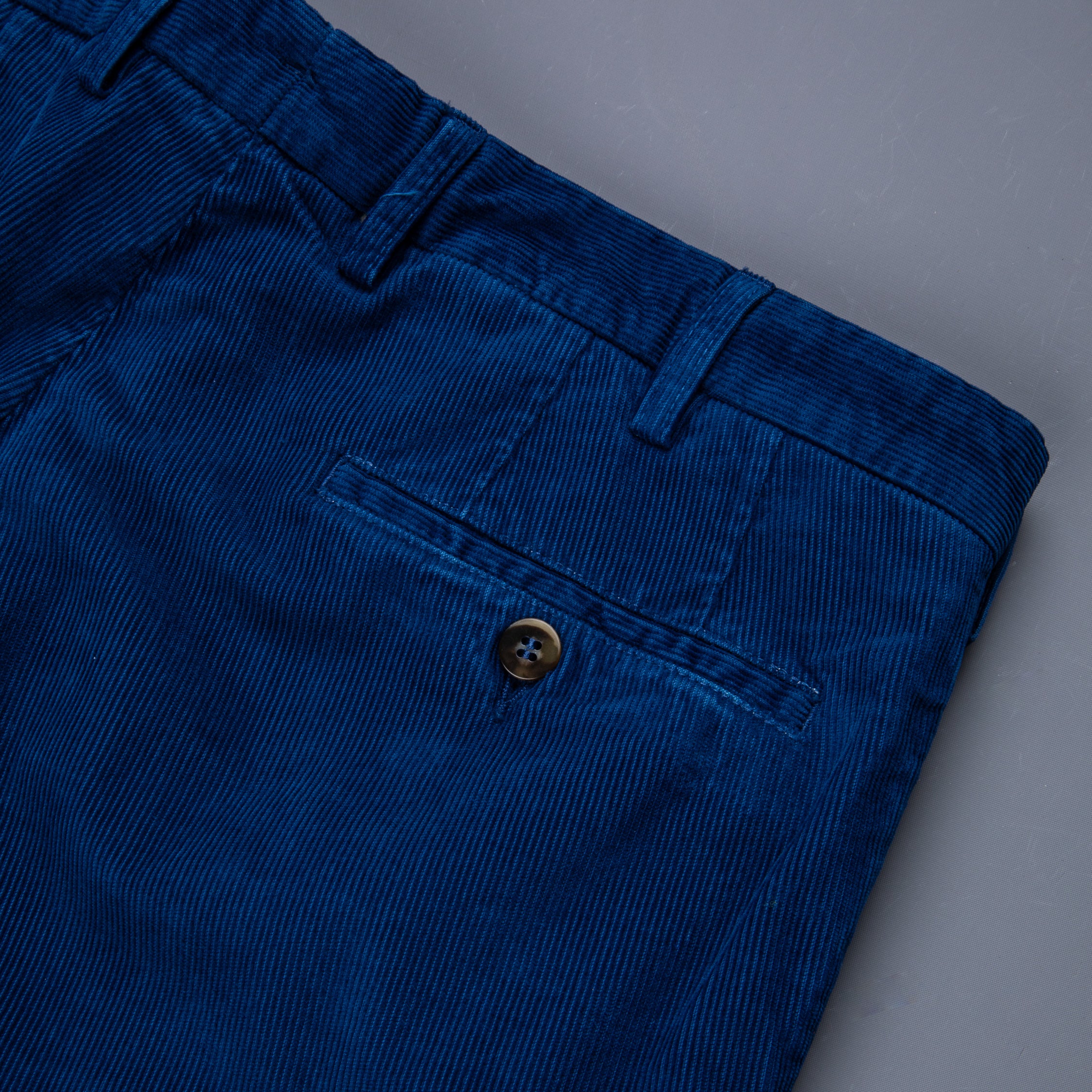 Rota Sport Washed 16-Wale Corduroy Blu Medio