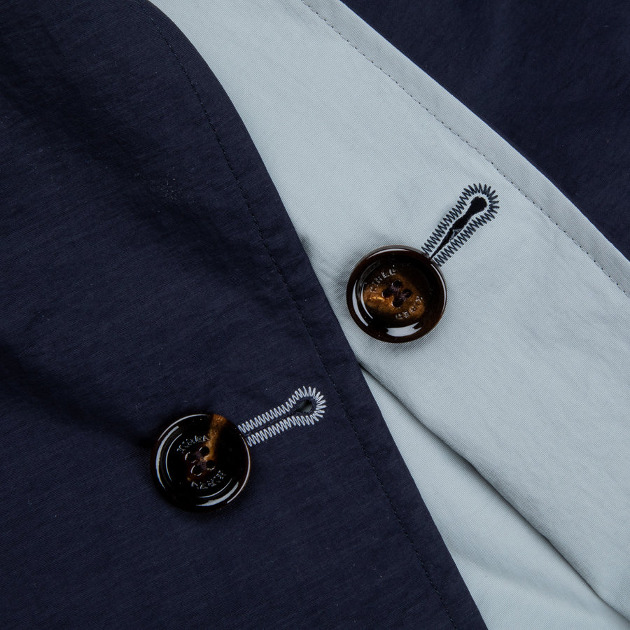 Kired Ben Reversible Coat Blu Navy - Grigio Chiaro
