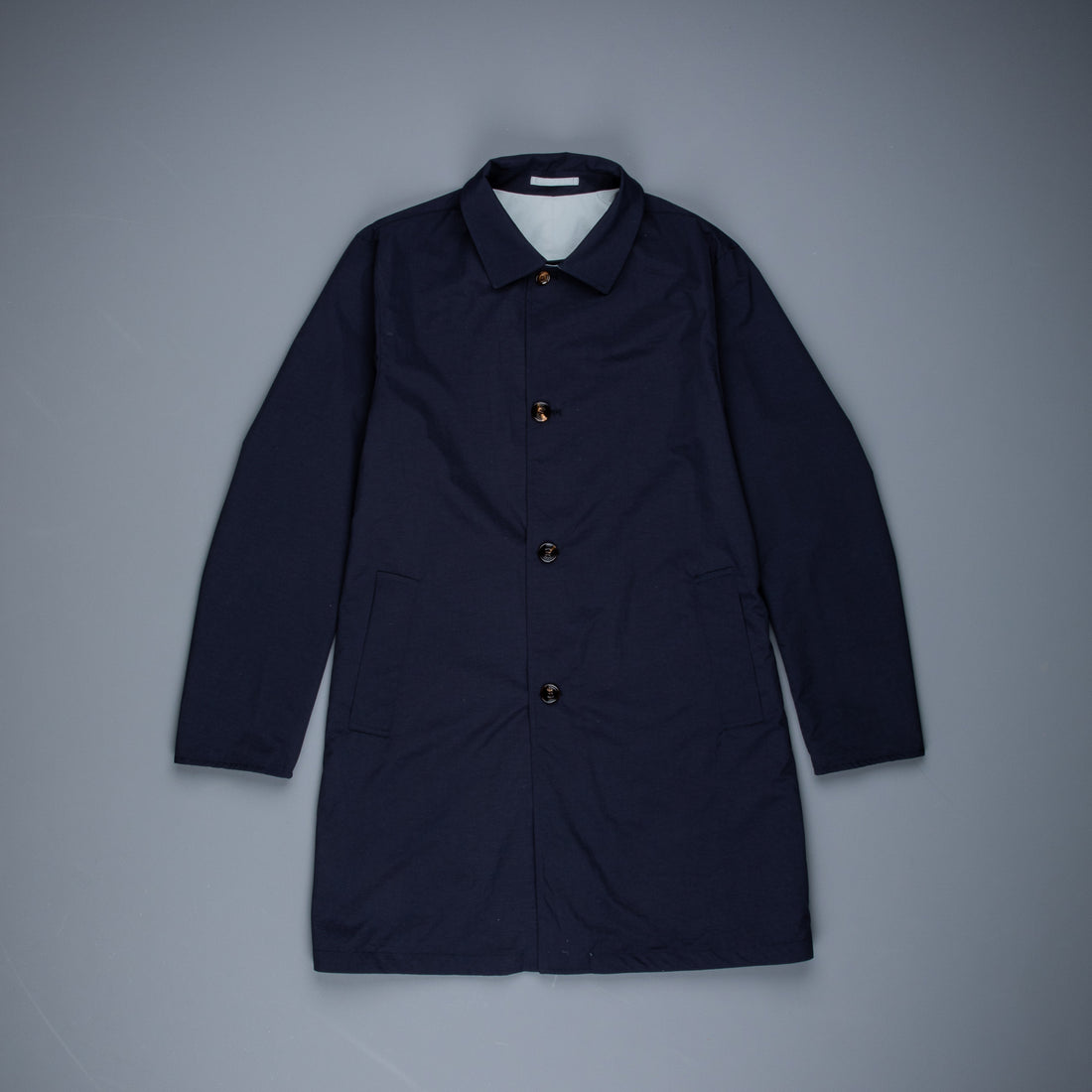 Kired Ben Reversible Coat Blu Navy - Grigio Chiaro