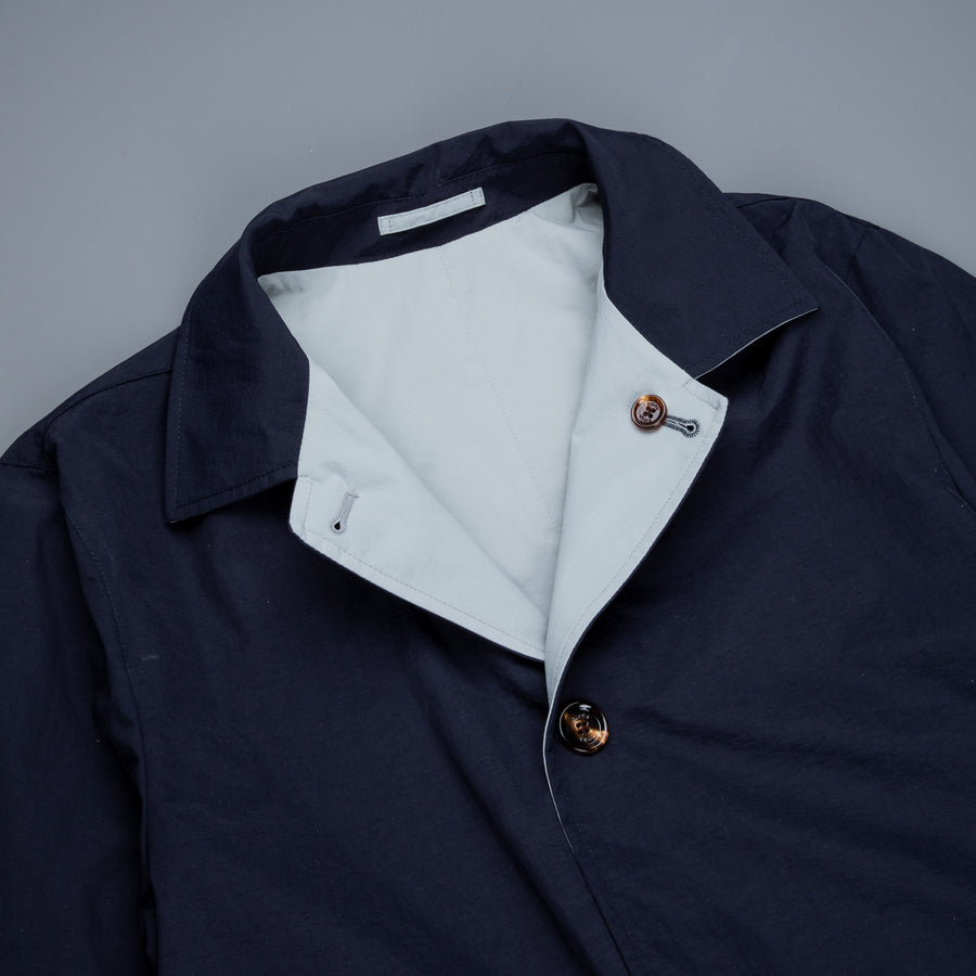 Kired Ben Reversible Coat Blu Navy - Grigio Chiaro