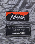 And Wander x Nanga Sleeping Bag 500 Gray