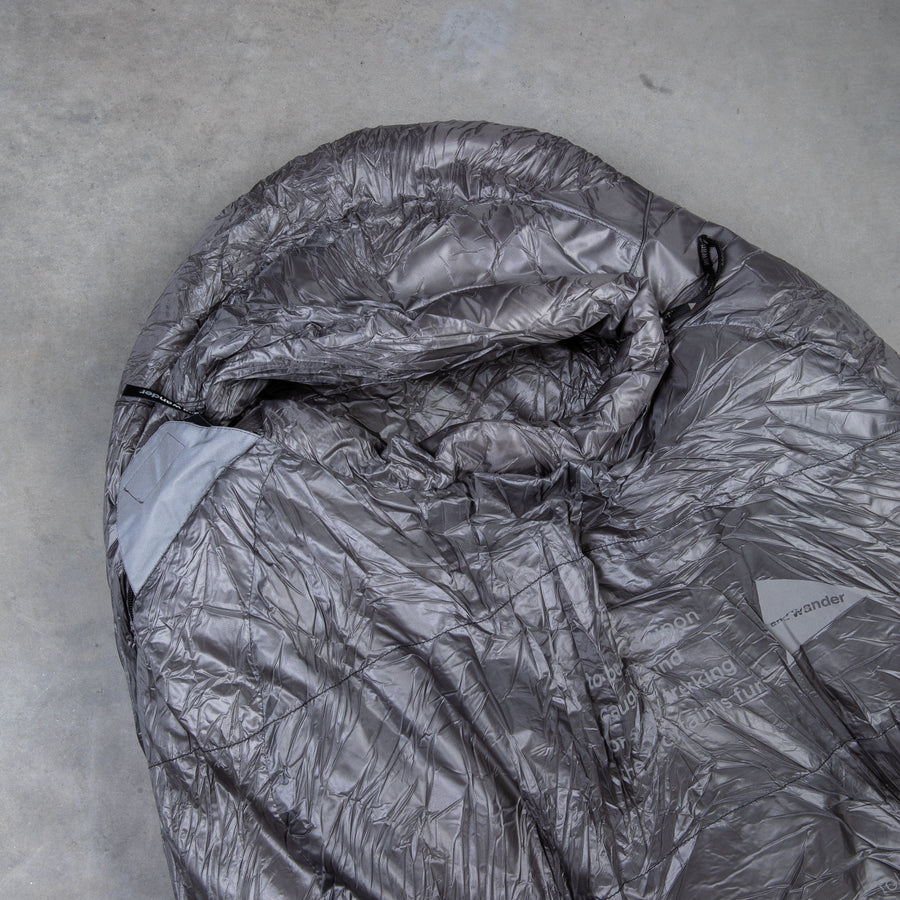 And Wander x Nanga Sleeping Bag 500 Gray