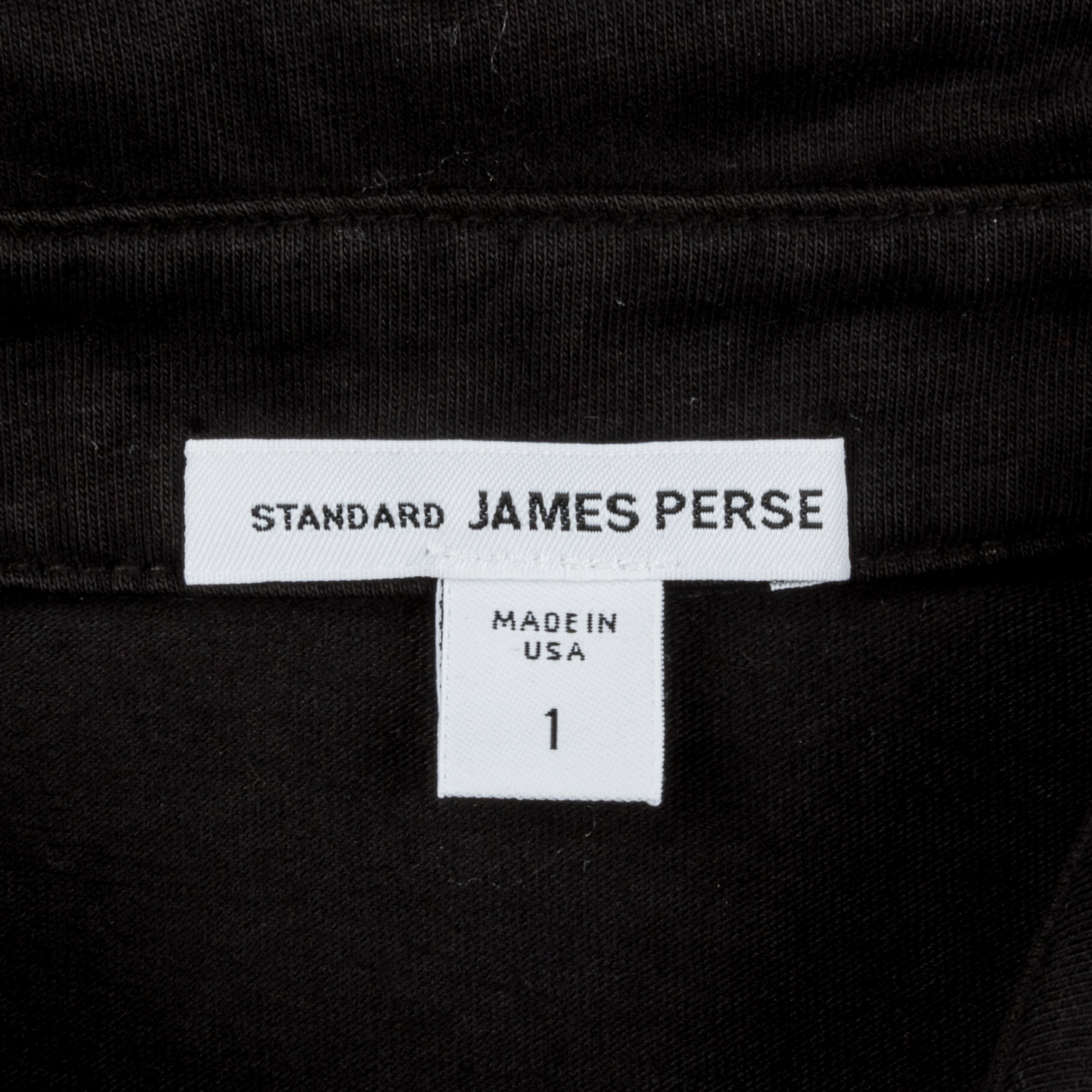 James Perse Revised polo Black – Frans Boone Store