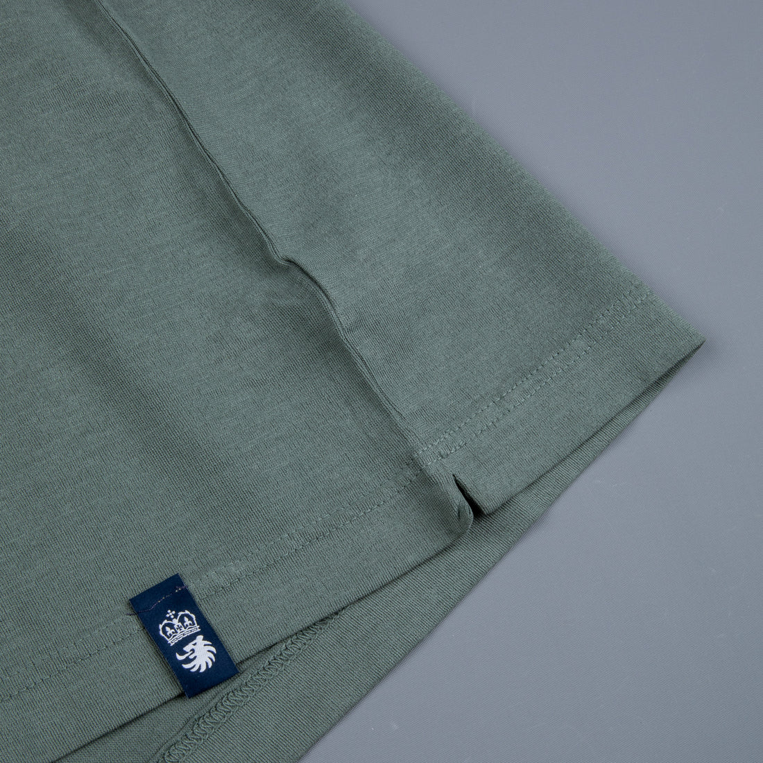 Drumohr Crepe Cotton MC Polo Verde Marcio
