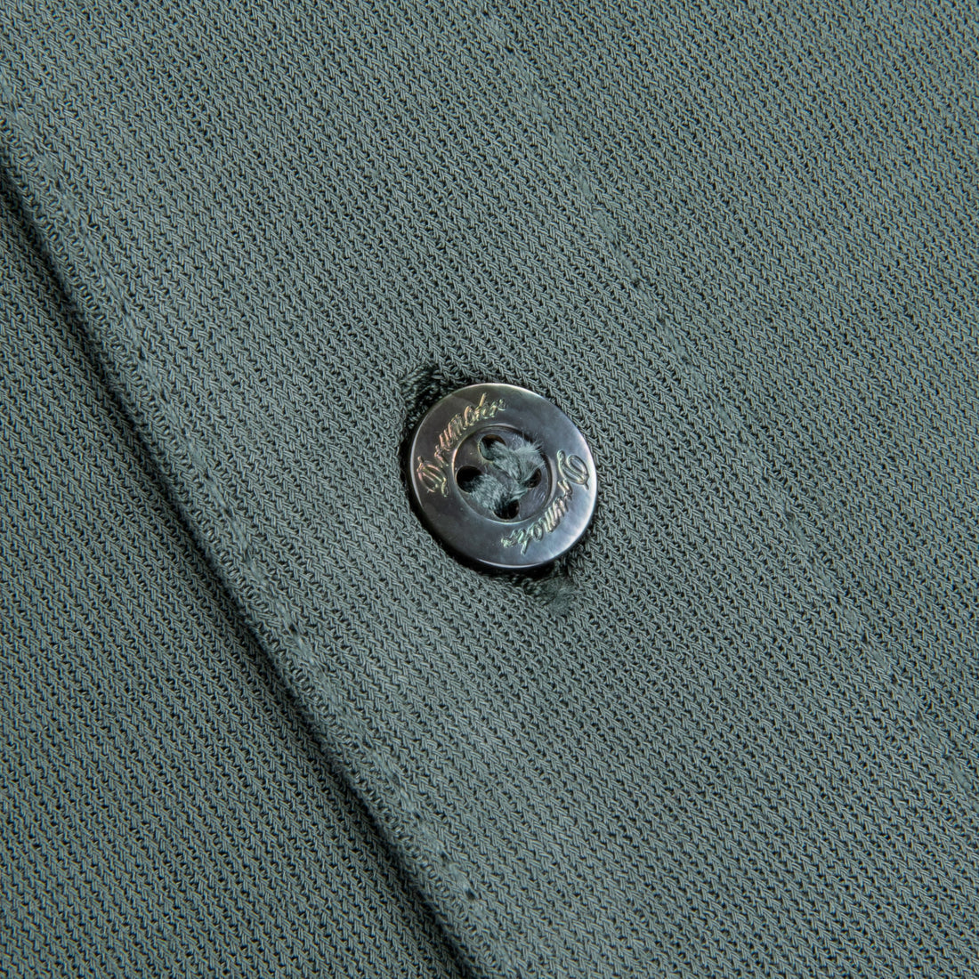 Drumohr Crepe Cotton MC Polo Verde Marcio