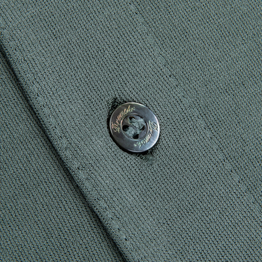 Drumohr Crepe Cotton MC Polo Verde Marcio