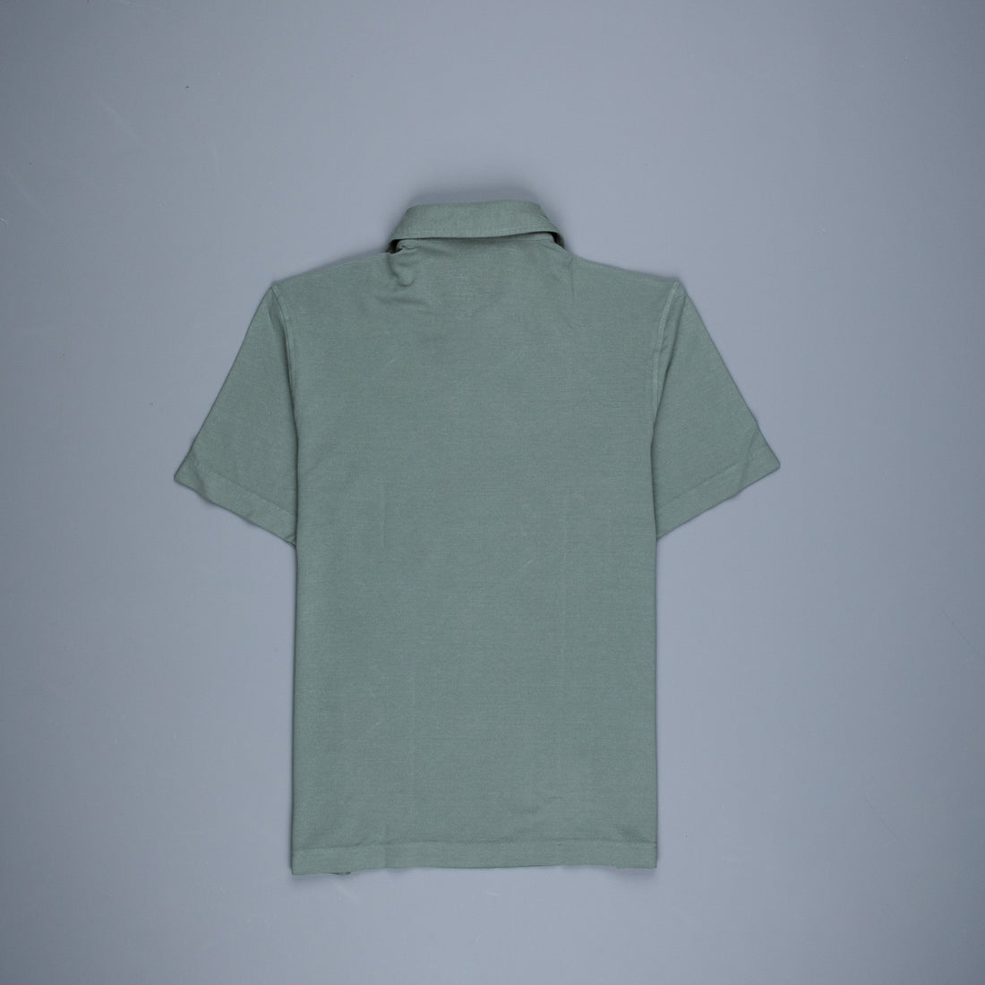 Drumohr Crepe Cotton MC Polo Verde Marcio