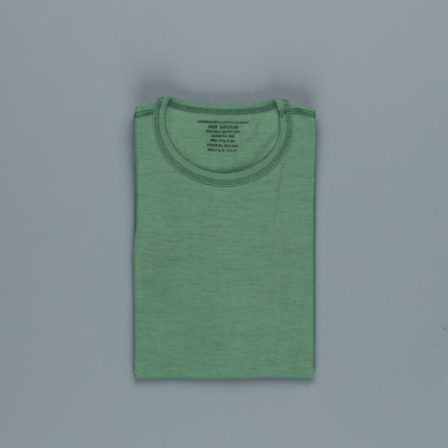 The Real McCoy's Undershirts Summer Cotton Green