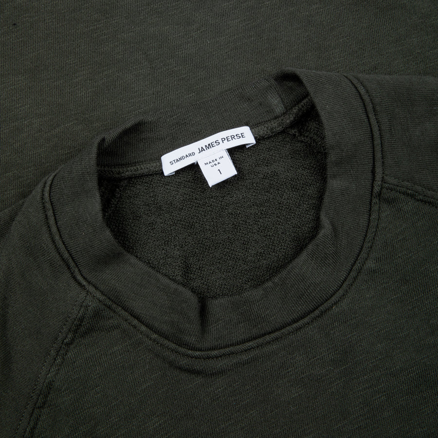 James Perse Raglan Crew Sweatshirt Darthmouth