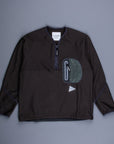 And Wander light fleece pullover charcoal