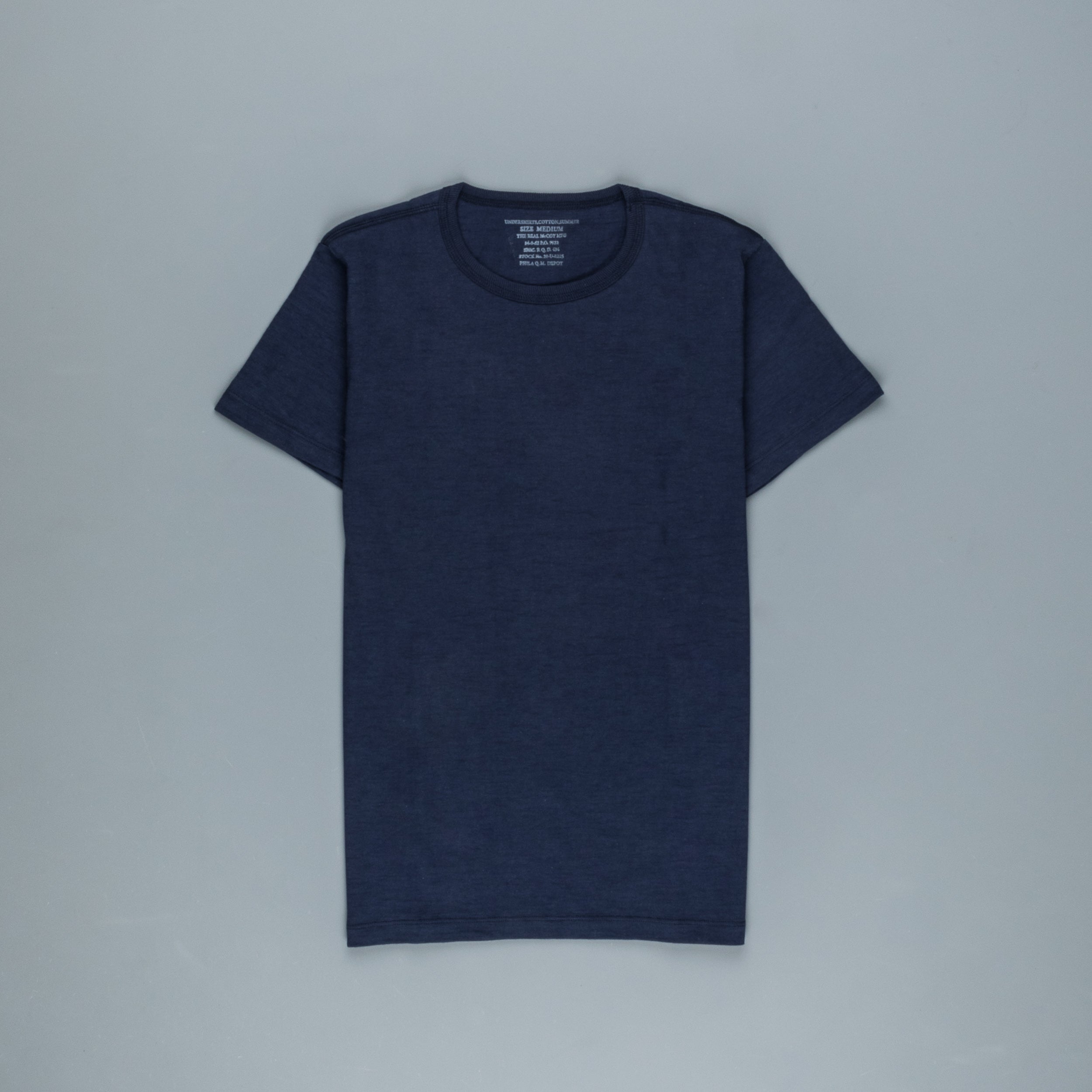 The Real McCoy&#39;s Undershirts Summer Cotton Navy