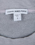 James Perse Raglan Crew Sweatshirt Fog